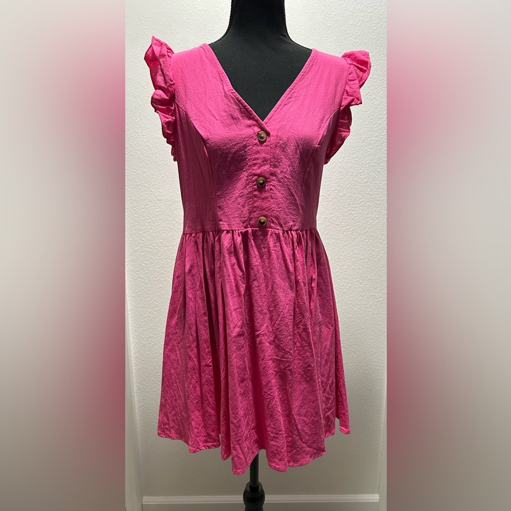 Shein Vcay Dress - Medium - Pink - NWT